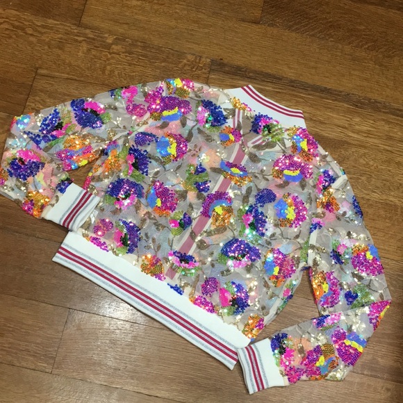 Adore Mesh Sequin Jacket size Medium - Picture 11 of 13